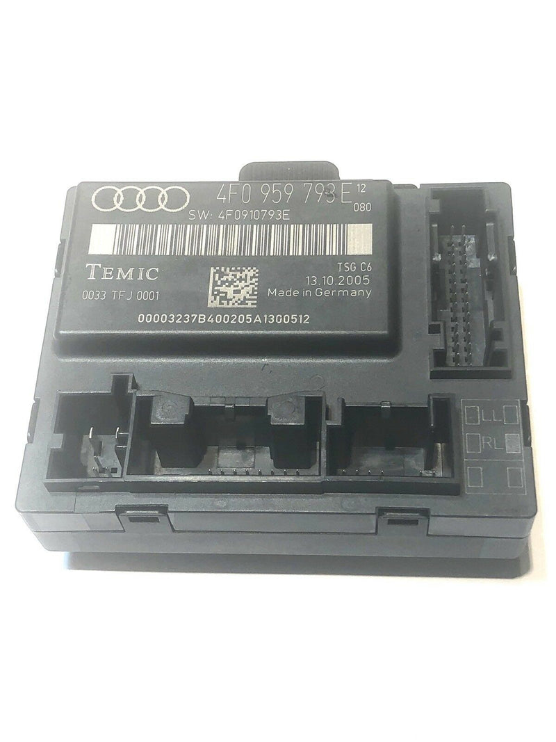 AUDI A6 DOOR CONTROL MODULE LEFT 2006 2007 2008 S6 4F0 959 793 E OEM