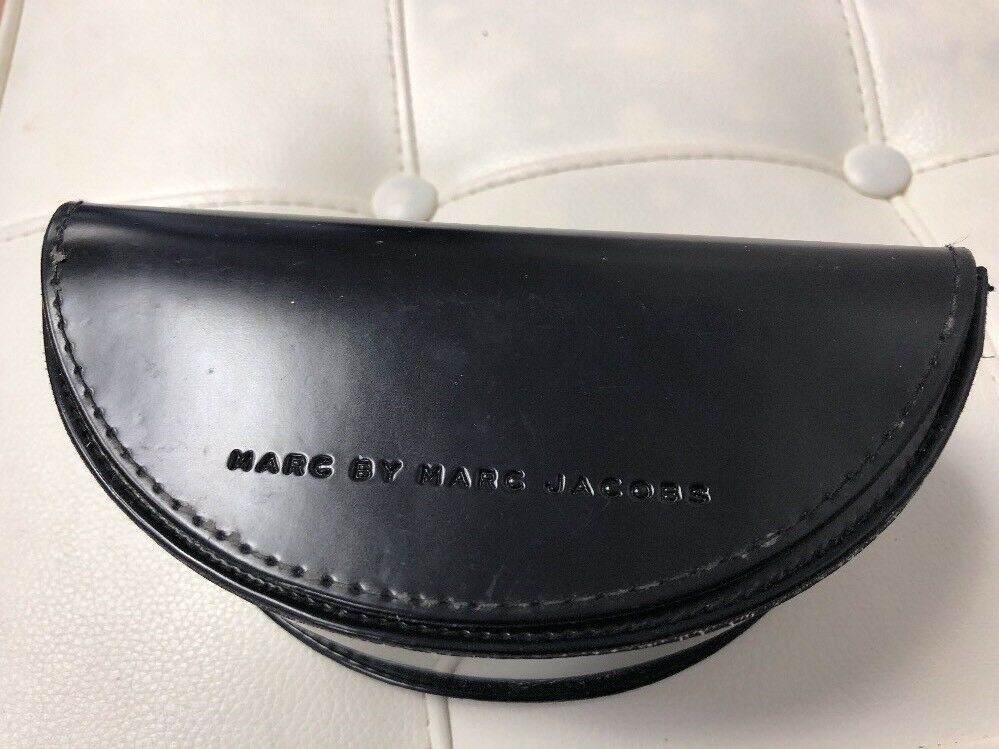 Marc by Marc Jacobs Oversized Black Sunglass Eyeglass Case Holder Large Magnetic