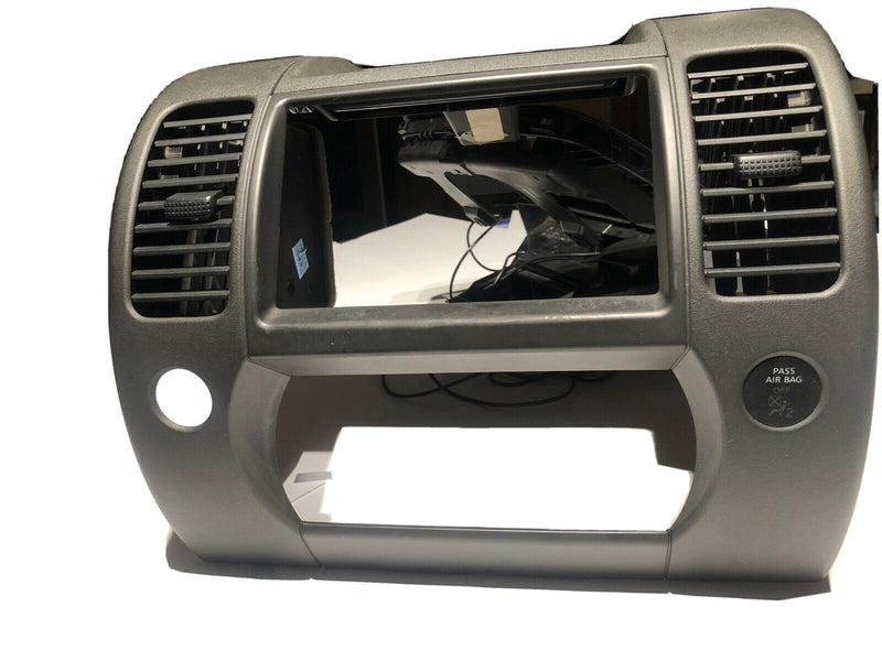 2005 - 2012 Nissan Xterra Radio Climate Control Bezel Upper Trim Vents