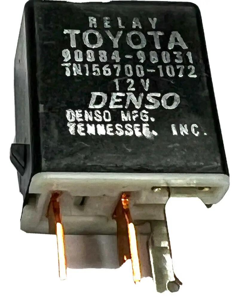 Toyota Lexus Scion OEM Denso 4 Pin Accessory Power Relay 90084-98031 (2 Relays) by Toyota, Denso