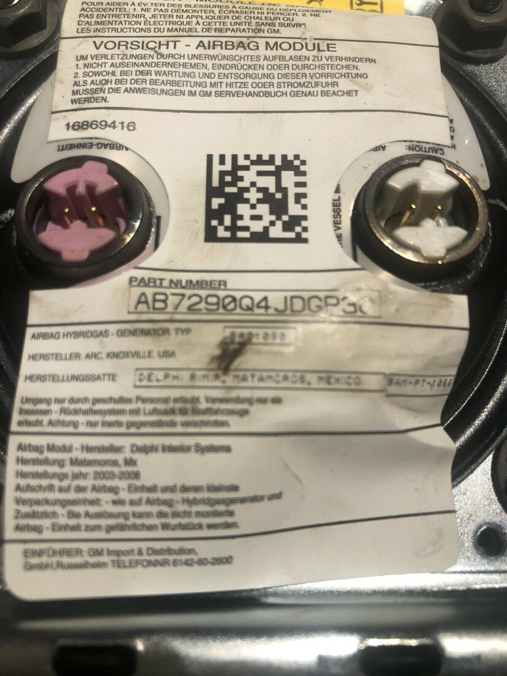 Chevy Airbag 07' to 13'