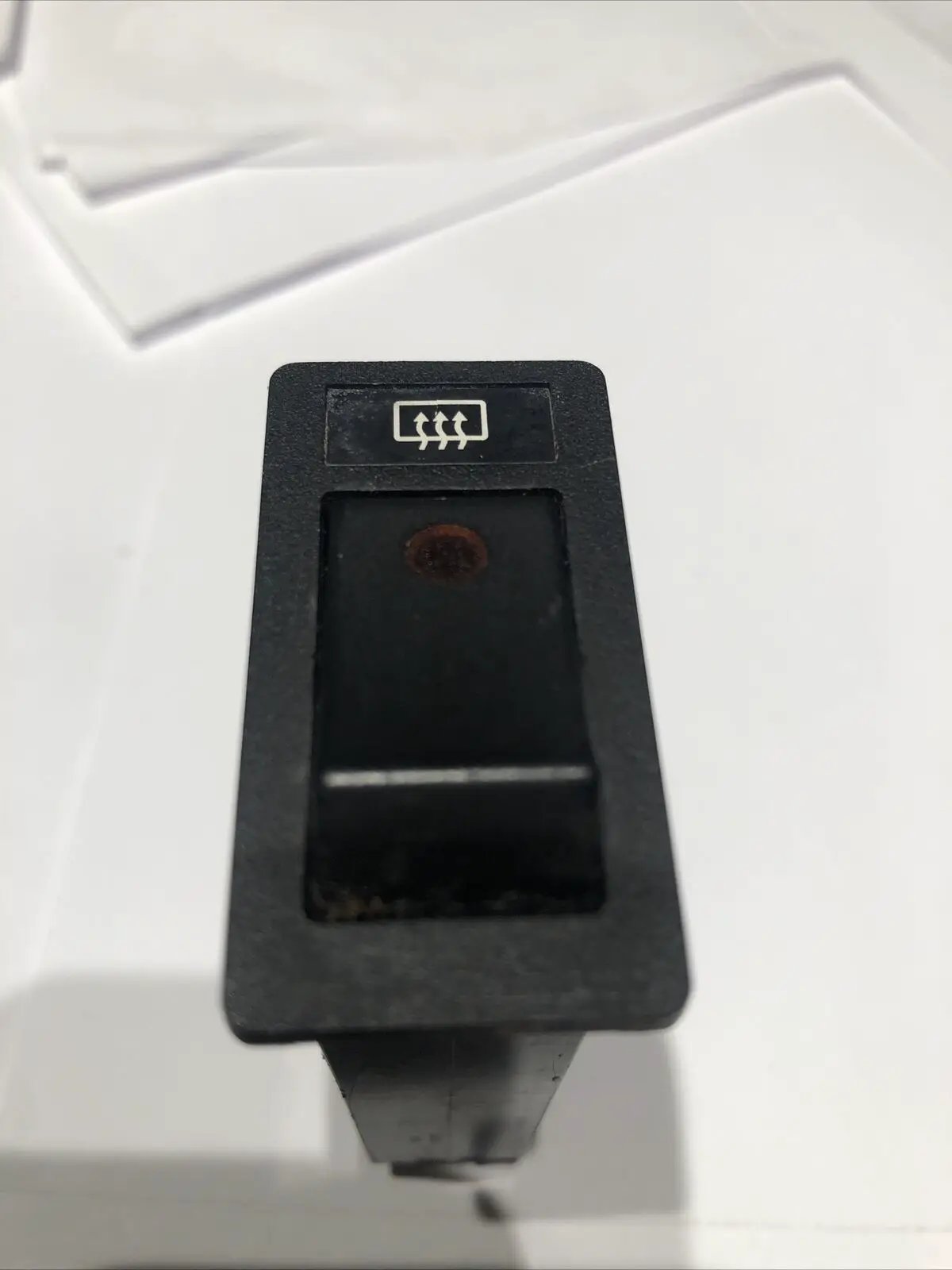84-89 Volvo 740 OEM Rear Window Defrost Switch 1363797 D4 by Volvo