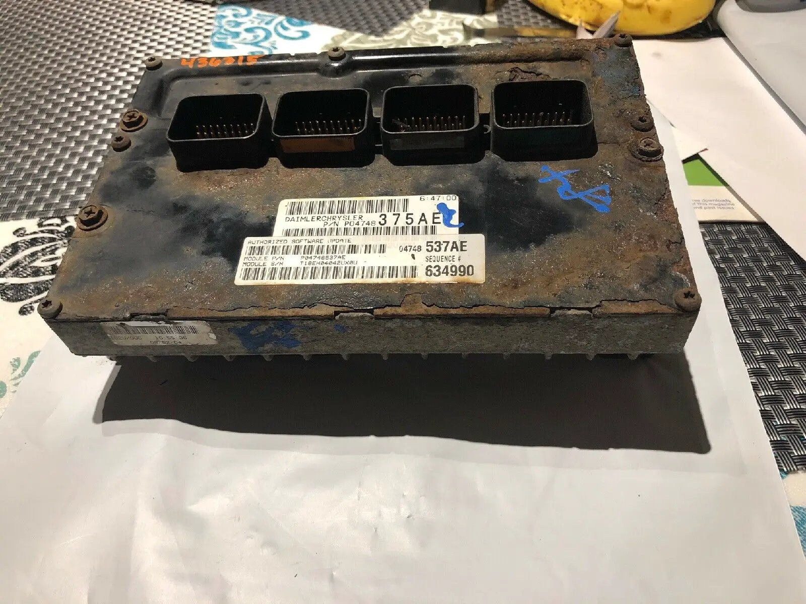 PROGRAMMED PLUG & PLAY 05 TOWN & COUNTRY CARAVAN ECU ECM MODULE P04748537AE 537/ by Chrysler