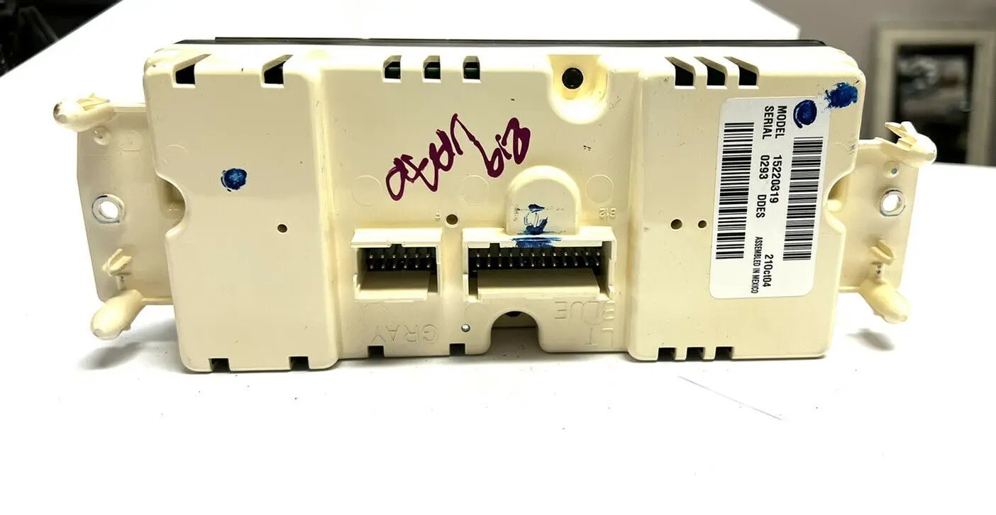 OEM Trailblazer Envoy Digital Heater AC Temperature Climate Control Switch Used by Chevrolet