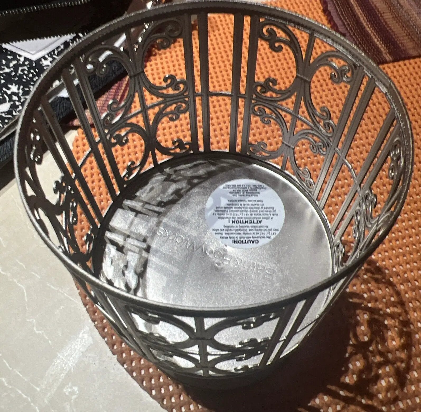 Bath & Body Works Timeless Gate 3 Wick Candle Holder/Pedestal by Bath & Body Works