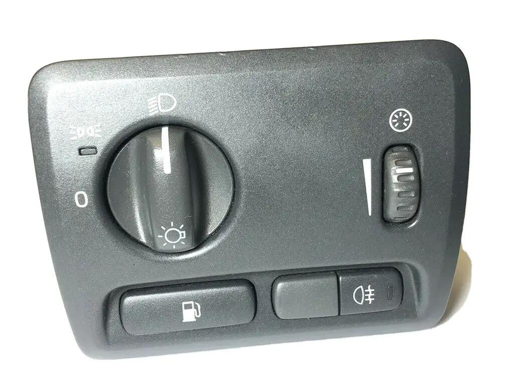 VOLVO 01-09 S60 01-07 V70 XC70 HEADLIGHT SWITCH DASH BLACK NO FOGS OEM 8691752 by Volvo