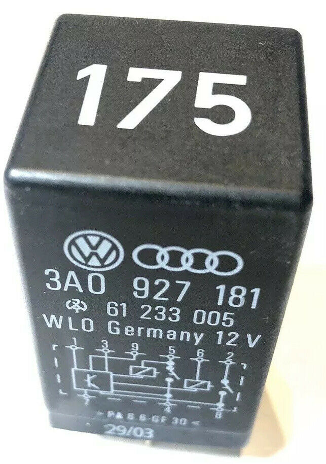 Relay 175 Starter VW Audi Corrado Passat Cabrio Jetta Golf Beetle - 3A0 927 181