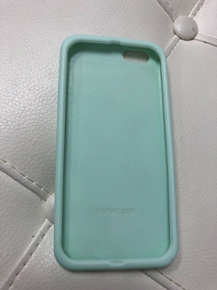 Victoria Secret PINK Mint Green With Aztec Print Silicone Iphone 5/5s Case