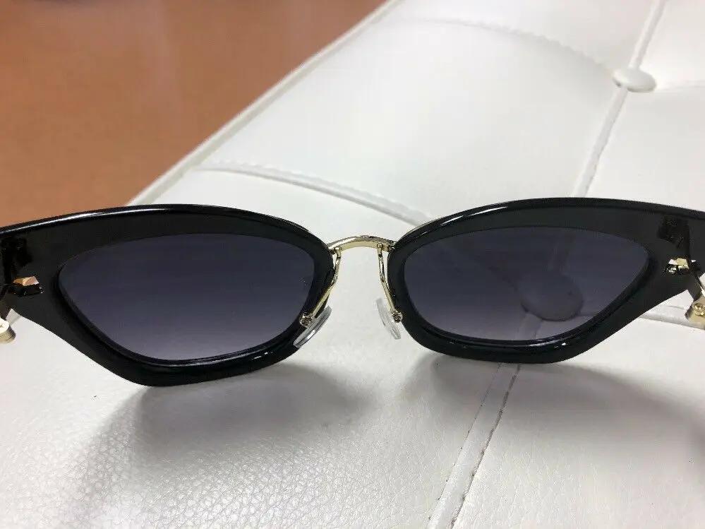 Oversized Black Vanity Sunglasses by Unbranded