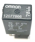 GM Omron Automotive Relay 12V 5-prong 12077866 7866 Tested #R20HL