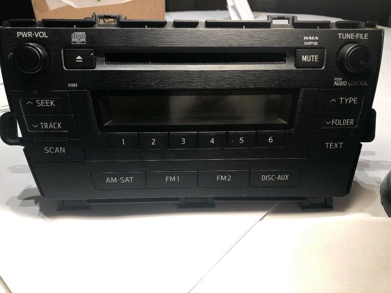 OEM 2010-2011 TOYOTA PRIUS CD PLAYER RADIO