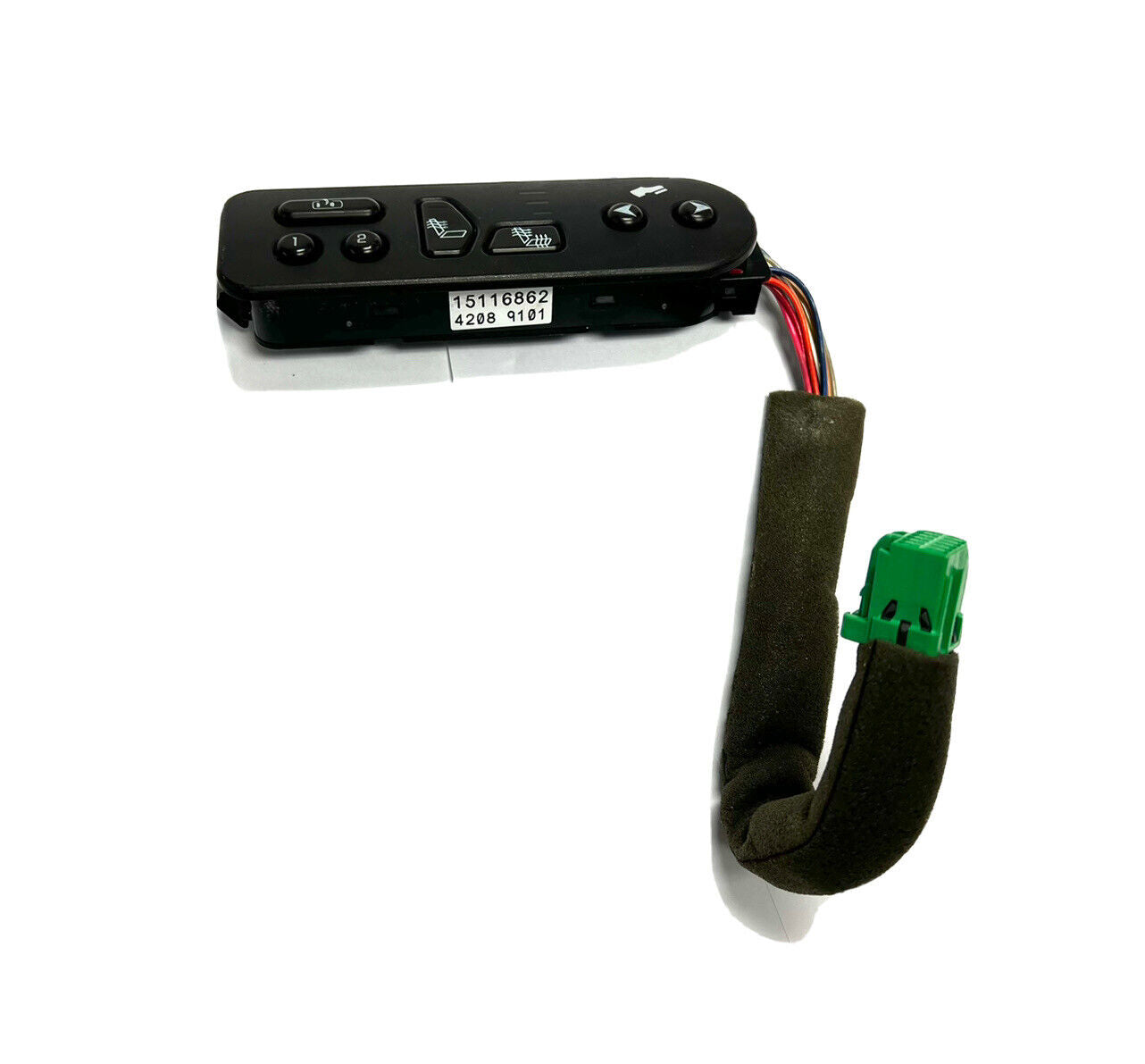 03-06 ESCALADE TAHOE DRIVER LEFT HEATED SEAT PEDAL CONTROL SWITCH 15116862 OEM