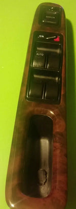 98-02 HONDA ACCORD SEDAN DRIVER MASTER POWER WINDOW SWITCH WOOD GRAIN BEZEL