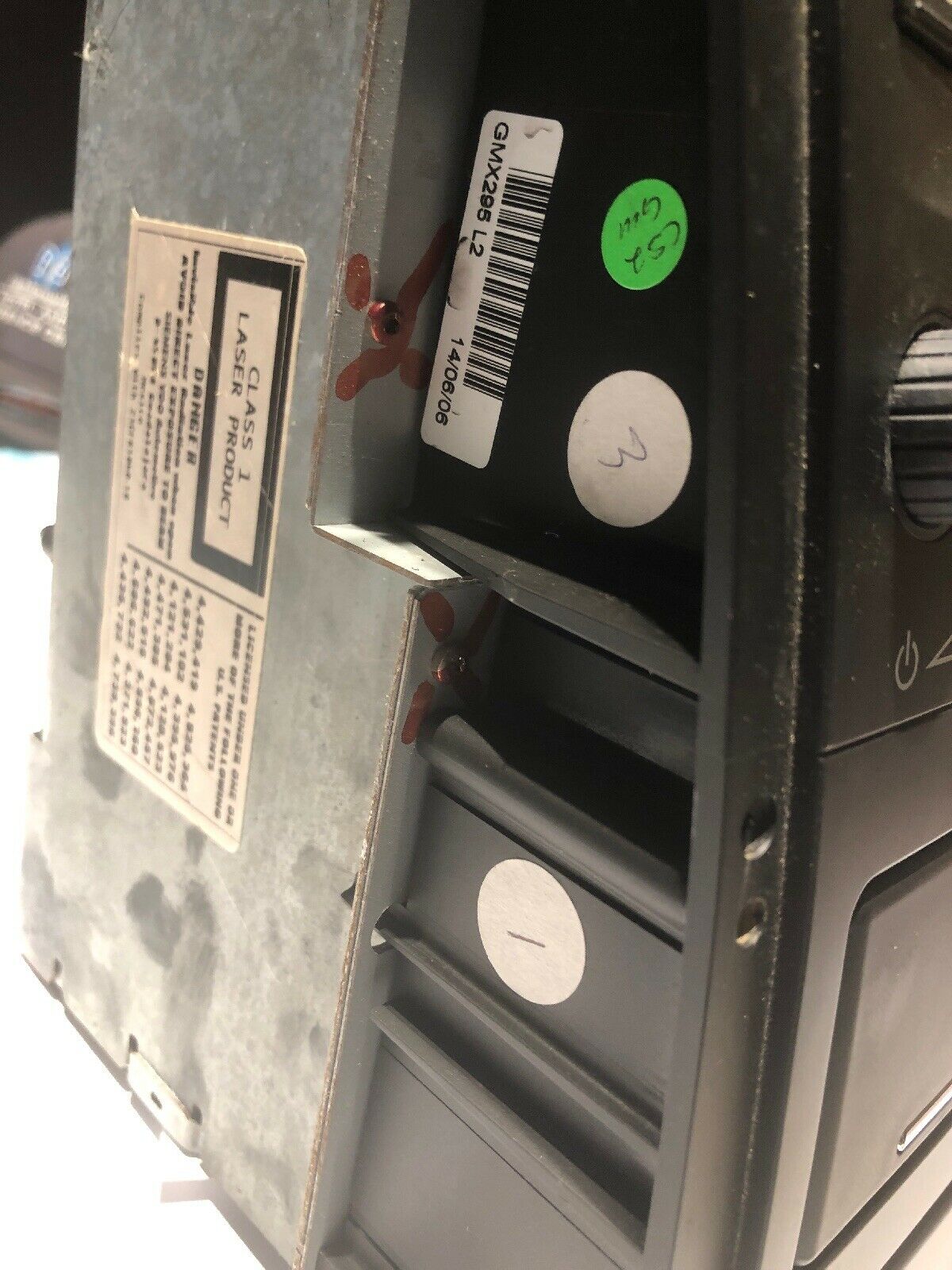 2006 CADILLAC STS 3.6L RWD #12 RADIO/CD PLAYER 15806292 OEM