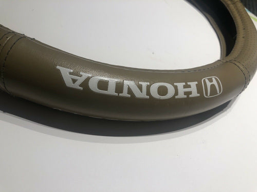 Tan Steering Wheel Cover (fit HONDA)