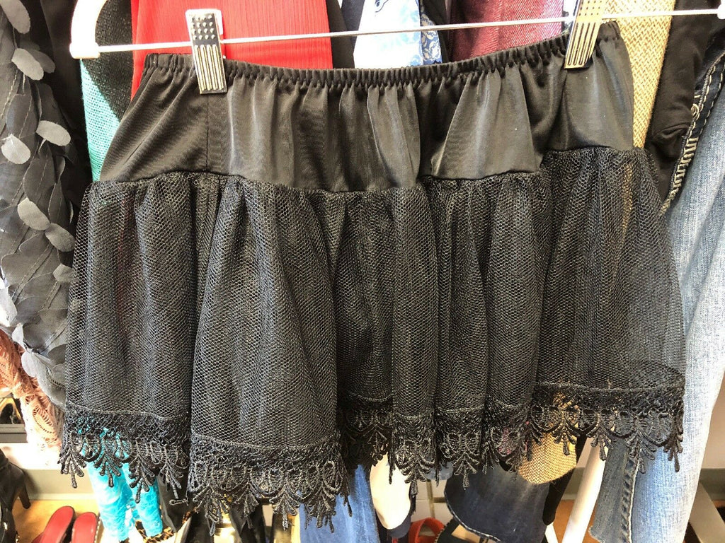 Girls Prissy Black Lace Tutu Dress