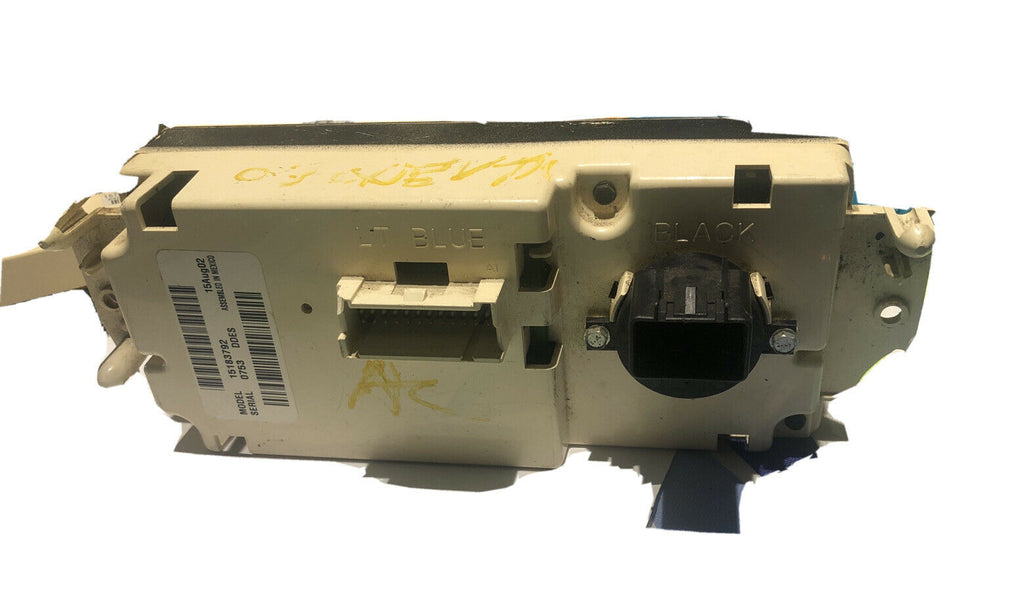 03  04 05 06 Silverado Sierra 1500 2500 Climate Heater AC Control OEM 15183792
