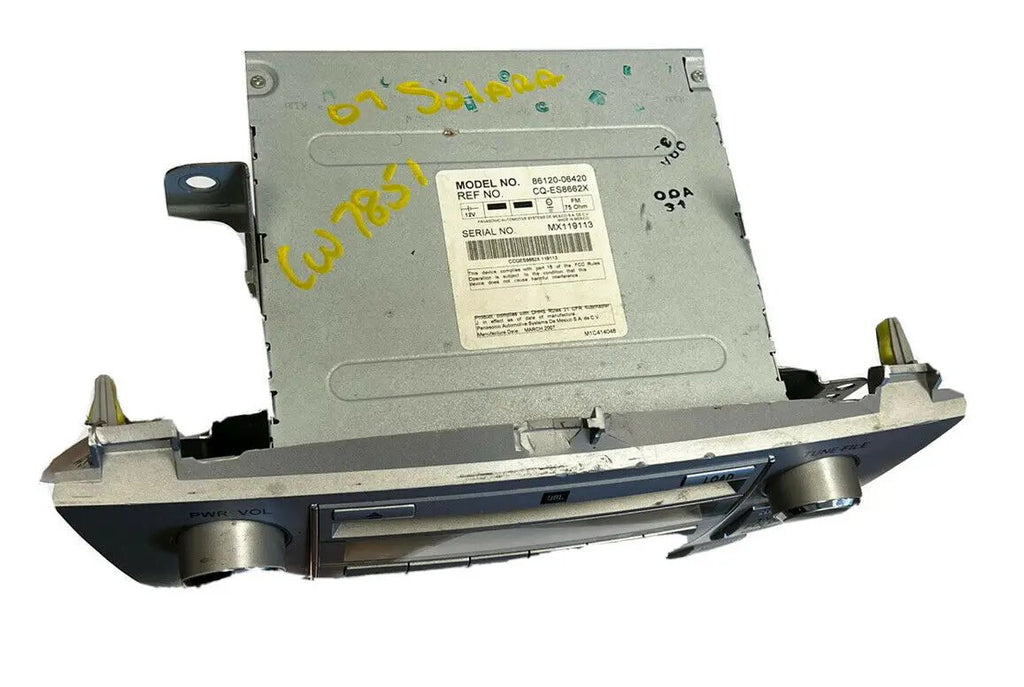 2008 Toyota Solara CD Player Radio Receiver w/ A/C Heater Climate Control OEM by Toyota