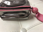 MAC Cosmetics LIL' SQUARE BOX SILVER MAKEUP BAG new never used VERY RARE!