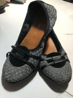Bernie Mev Pewter Flats