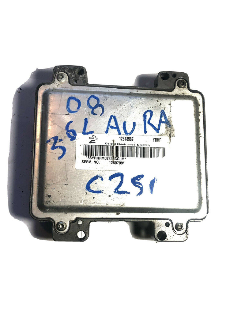 2008-2009 Saturn Aura Engine Computer Ecu Pcm Ecm Pcu Oem 65325