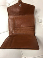 Francesco Biasia Wallet Leather Italian Brown