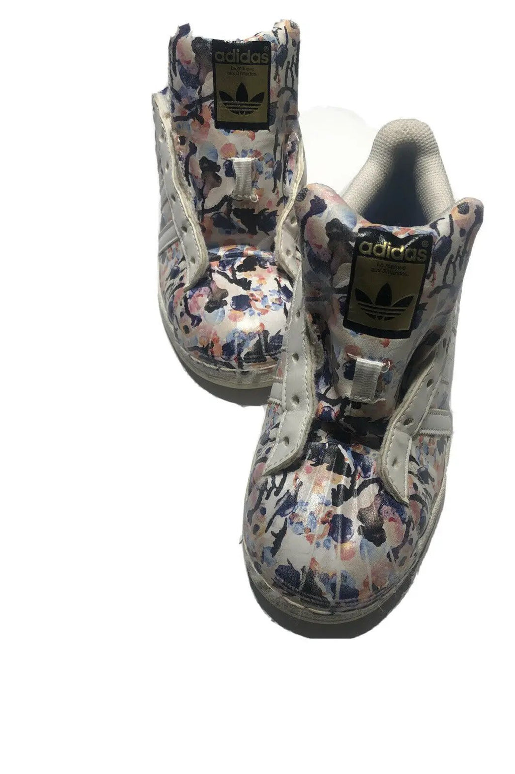 Floral Shell Toe Adidas Size 5.5 by adidas