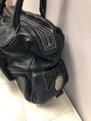 Womens MARC BY MARC JACOBS Black Leather Mid Size Sachel Handbag