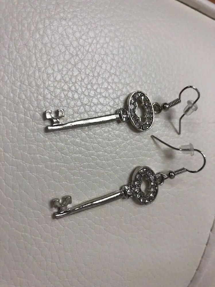 Silver Locket Earrrings by Unbranded
