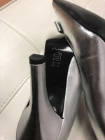 A Touch of Nina Silver  Dressy Square Toe Pumps Slip Ons Women's Size US 11M