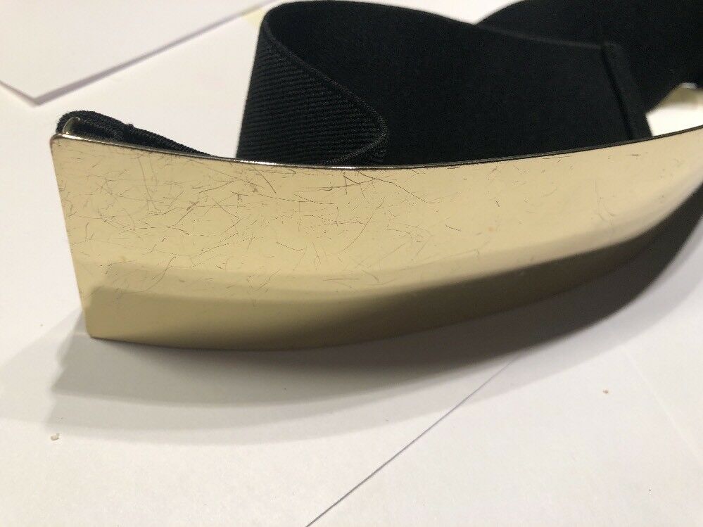 Black BELT BLACK GOLD WIDE WASTE SIZE WOMENS H&M Size M