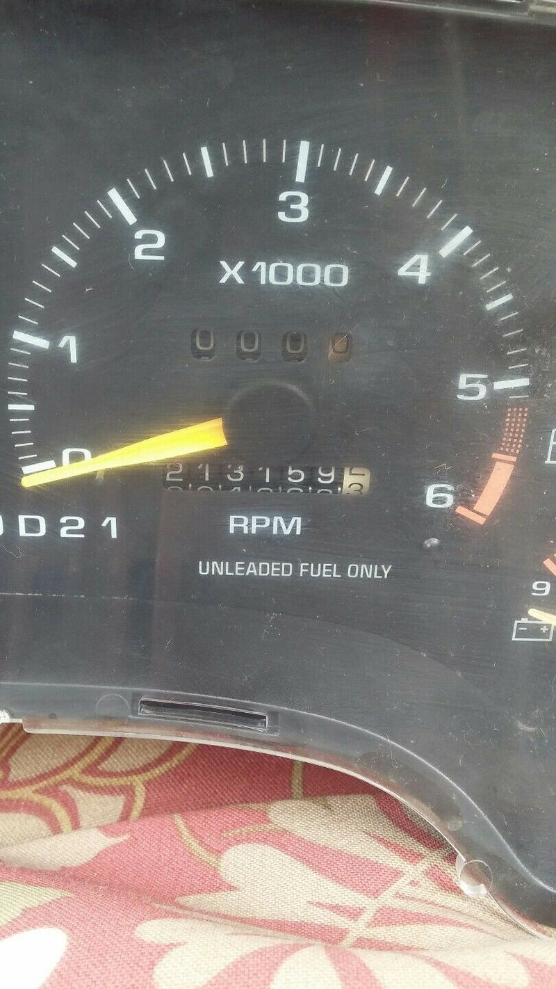 1996 CHEVROLET JIMMY SPEEDOMETER ODOMETER CLUSTER TACHOMETER GAS GAUGE OEM 213K