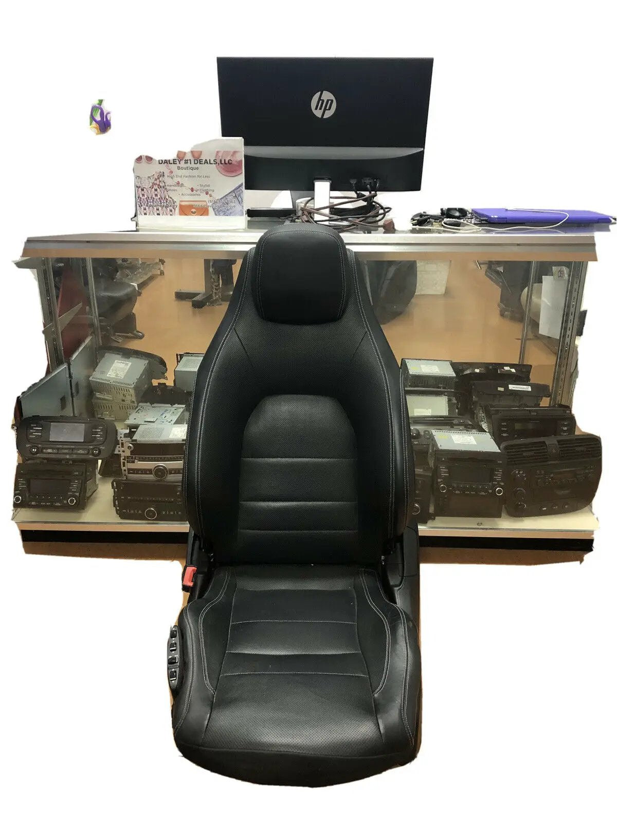 2010-2013 Mercedes Black E550 Front Left Driver Seat with Headrest & Track OEM . by OEM