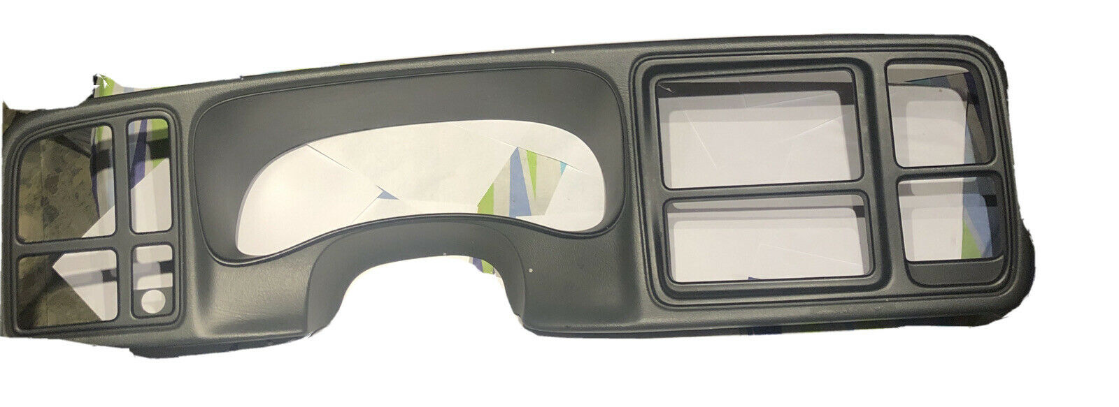 03-06 SILVERADO SIERRA Cluster Dash Trim DOUBLE DIN Radio Bezel GRAPHITE