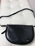 Bally Saddle Bag Glovetanned Leather Black Crossbody Shoulder Bag by Bally