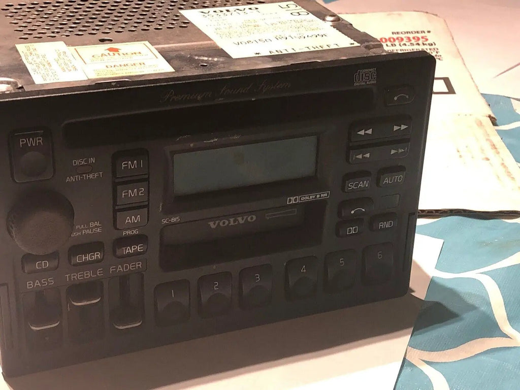 Reman SERVICE for 97-04 40 70 90 Series Volvo Radio AM FM Cassette CD Prem Sound by Volvo