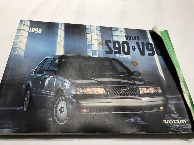 1998 Volvo S90 / V90 Owners Manual book