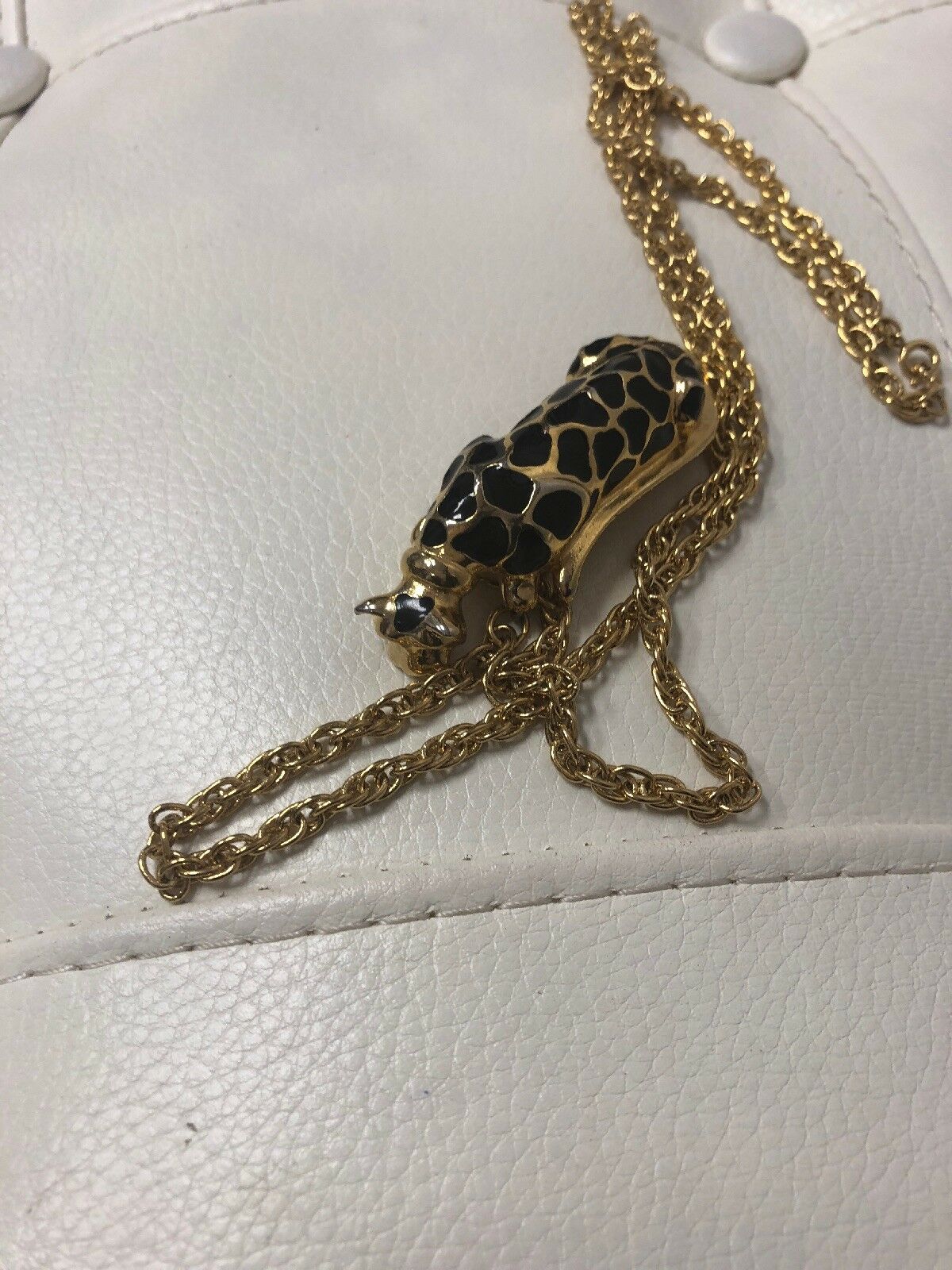 Leopard Gold Necklace