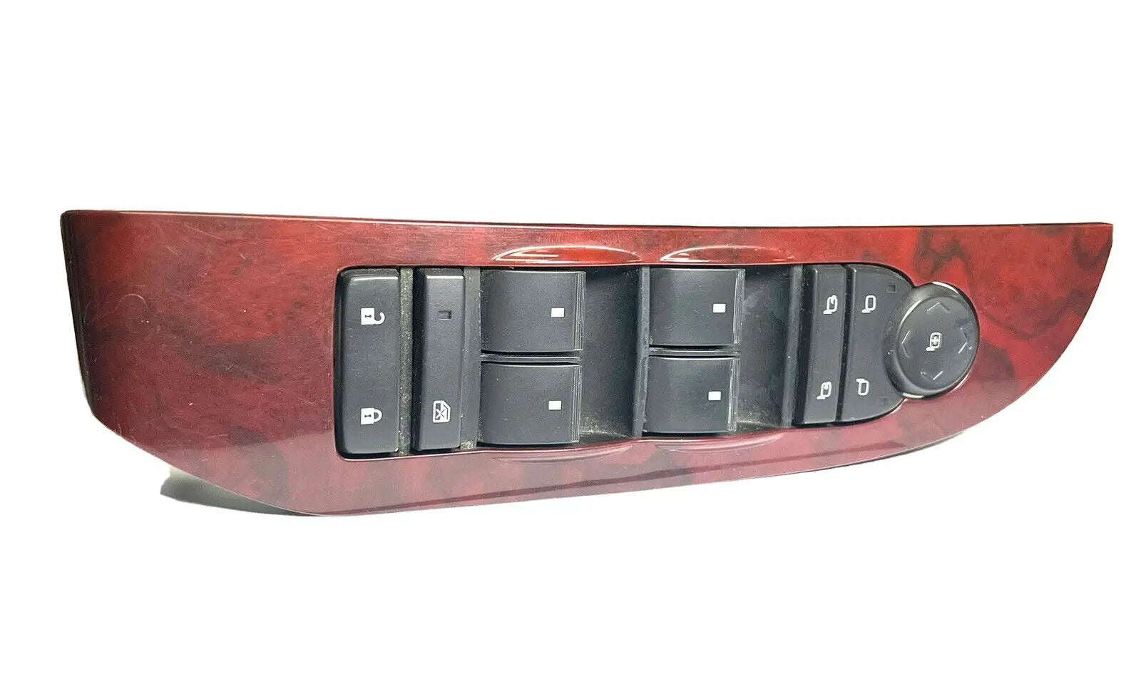 2007-2014 Cadillac Escalade DRIVER LEFT Window Master Switch  WOODGRAIN 15906883
