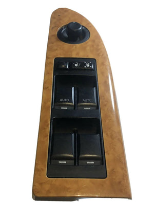 08 CHRYSLER ASPEN FRONT DRIVER LEFT MASTER WINDOW SWITCH LITE WOODGRAIN