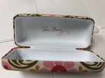 Vera Bradley Floral Pattern Large Hard Shell Sunglasses Case