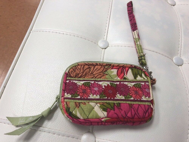 Vera Bradley Floral Coin Change Wallet Wristlet