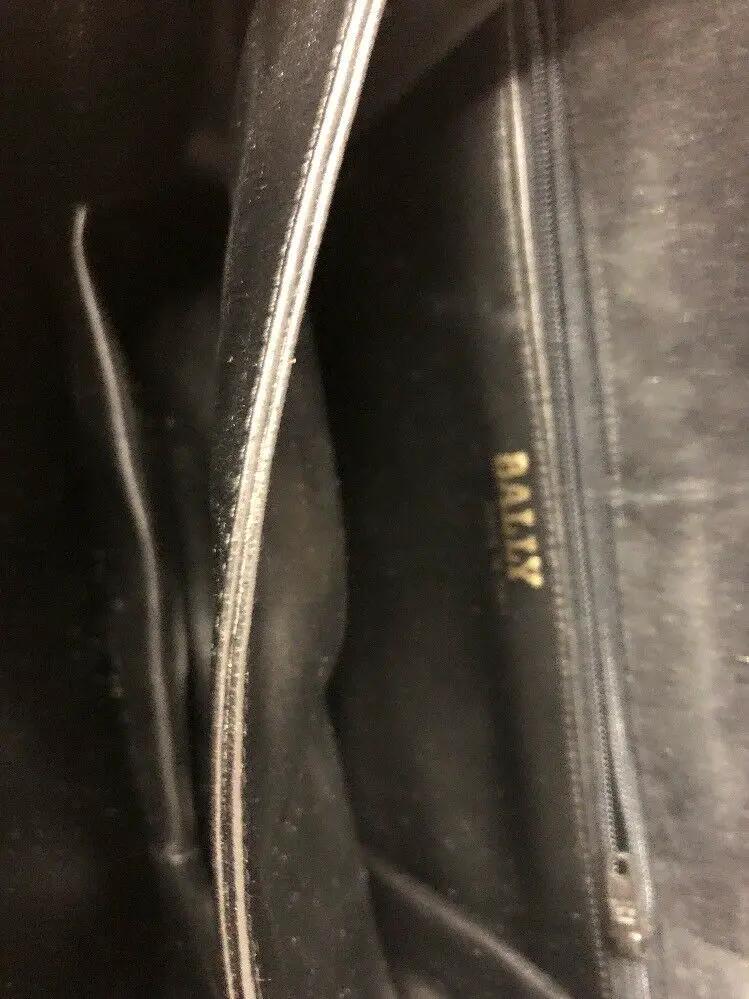 Bally Saddle Bag Glovetanned Leather Black Crossbody Shoulder Bag by Bally