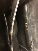 Bally Saddle Bag Glovetanned Leather Black Crossbody Shoulder Bag