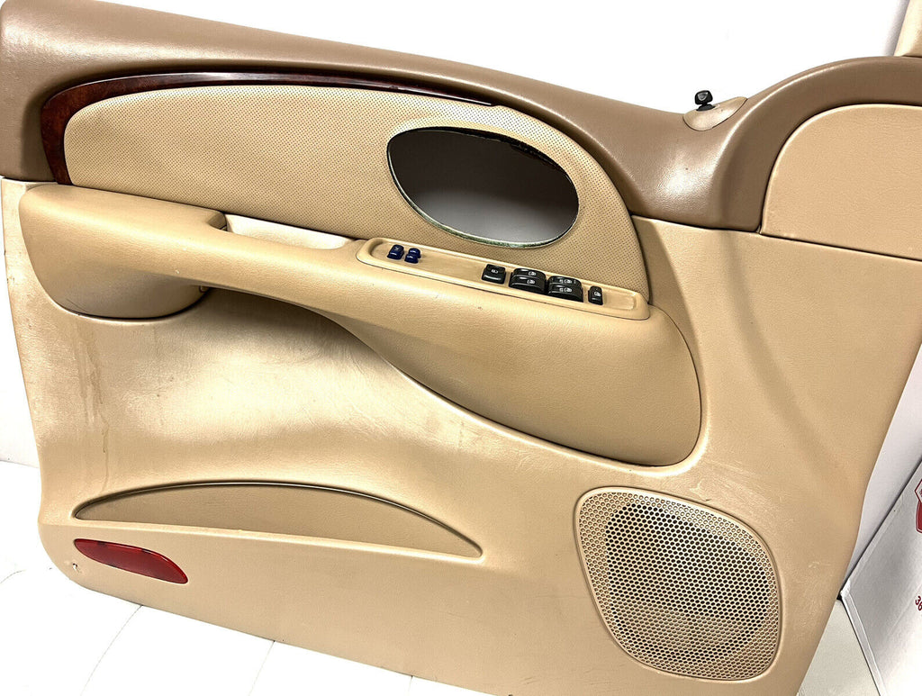 1998-2005 BLAZER BRAVADA OEM DRIVER DOOR PANEL LH 1999 2000 2001 2002 Tan  Beige