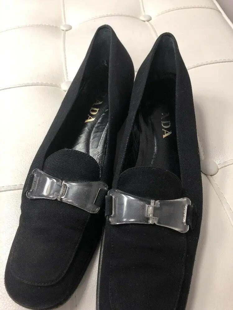 Prada Sport Black Nylon Ballet Flats Size 381/2 by Prada Sport