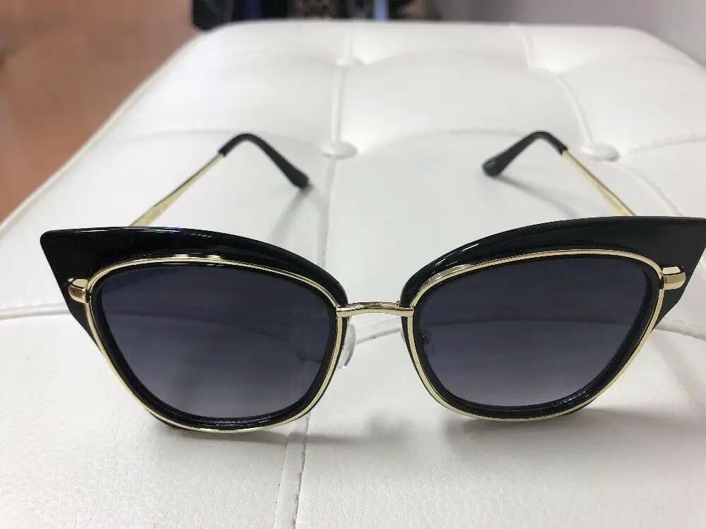 Oversized Black Vanity Sunglasses by Unbranded