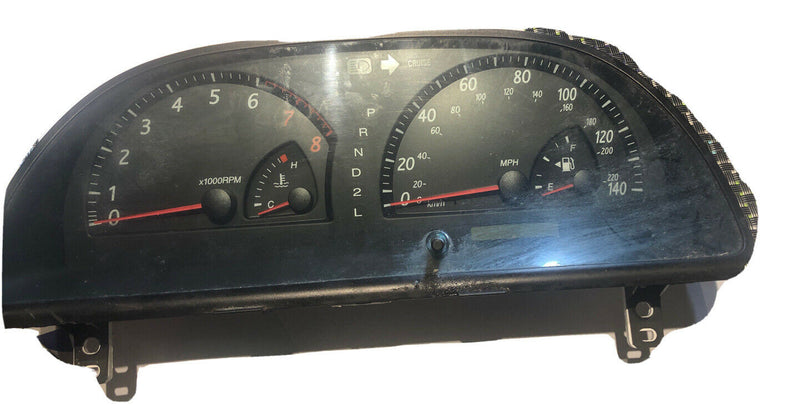 02 03 TOYOTA CAMRY MPH SPEEDOMETER INSTRUMENT CLUSTER OEM BLACK FACE