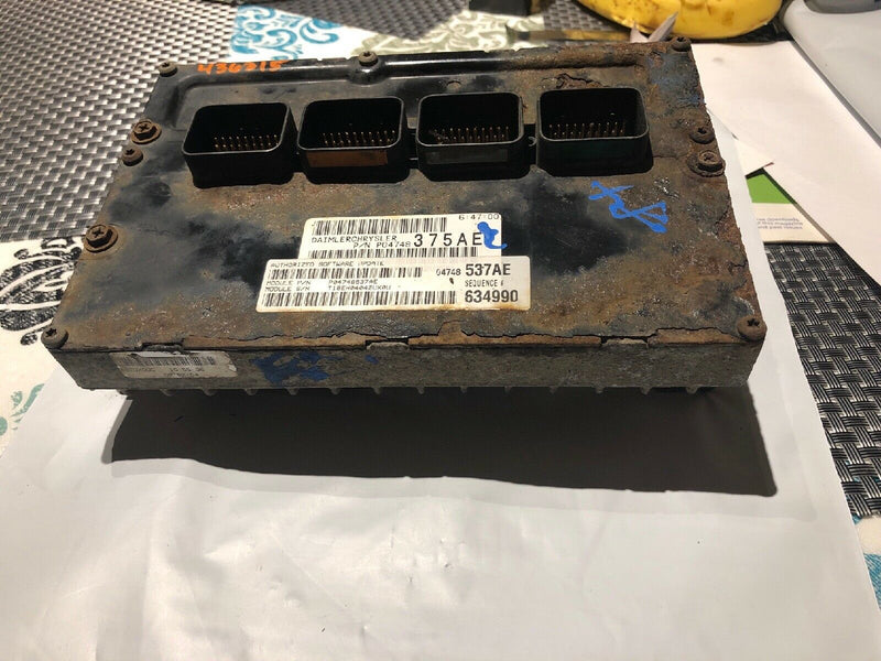 PROGRAMMED PLUG & PLAY 05 TOWN & COUNTRY CARAVAN ECU ECM MODULE P04748537AE 537