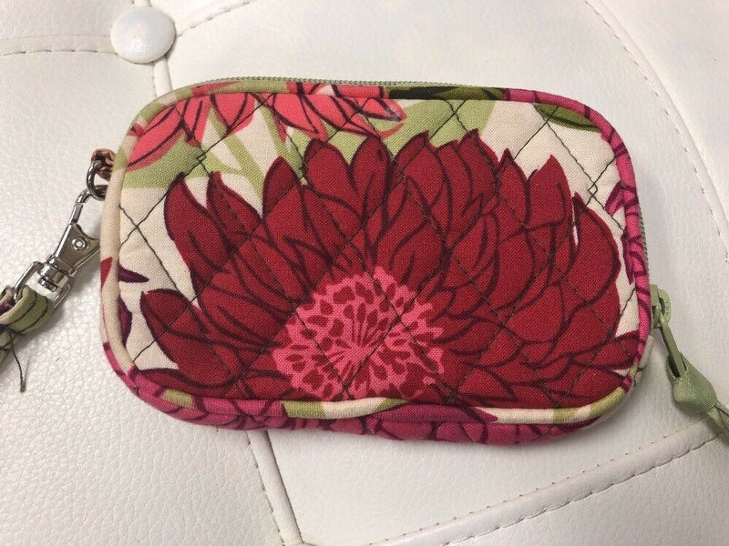 Vera Bradley Floral Coin Change Wallet Wristlet